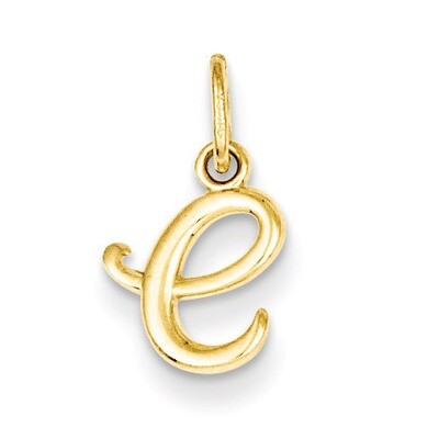 Initial Charm 14k Gold YC1060E, MPN: YC1060E, 883957031668