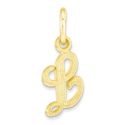Initial L Charm 10k Gold 10C763L, MPN: 10C763L, 883957344775