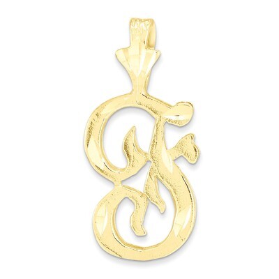 Initial F Charm 10k Gold 10C767F, MPN: 10C767F, 883957477800