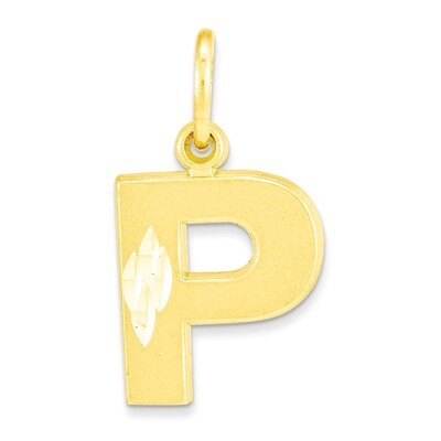 Initial P Charm 10k Gold 10C768P, MPN: 10C768P, 883957393117