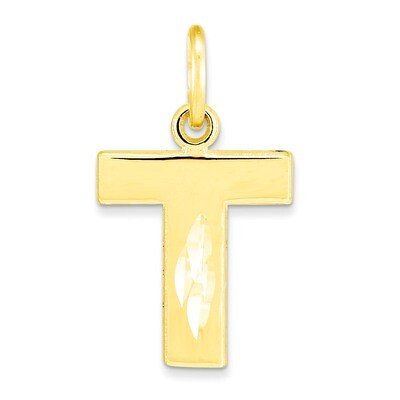 Initial T Charm 10k Gold 10C768T, MPN: 10C768T, 883957487397