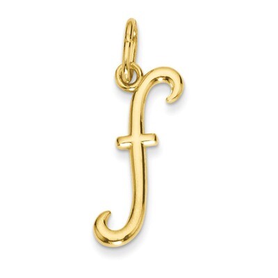 Initial Charm 14k Gold YC1060F, MPN: YC1060F, 883957031675