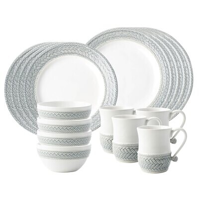 Juliska Le Panier Grey Mist 16 Piece Set KH200SET/93, MPN: KH200SET/93, 810090261041