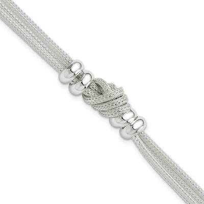 Knot Bracelet Sterling Silver Polished QG5816-7.5, MPN: QG5816-7.5, 196904163757