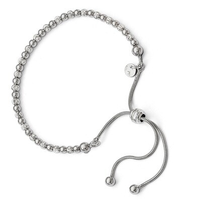 Leslie&#39;s Diamond-cut Bracelet Adjustable Bracelet Sterling Silver HB-QLF591, MPN: QLF591, 886774613…