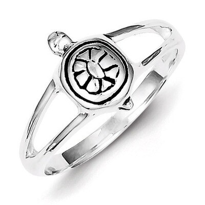 Turtle Ring Sterling Silver Solid QR1238, MPN: QR1238, 883957179278