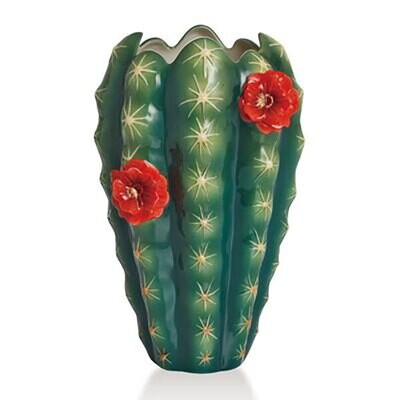 Franz Porcelain Wild Wonder Cactus Vase FZ02235, MPN: FZ02235,