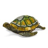 Sea Turtle with Heart Trinket Box Enamel on Pewter by Jere, MPN: BJ2007, 191101594533