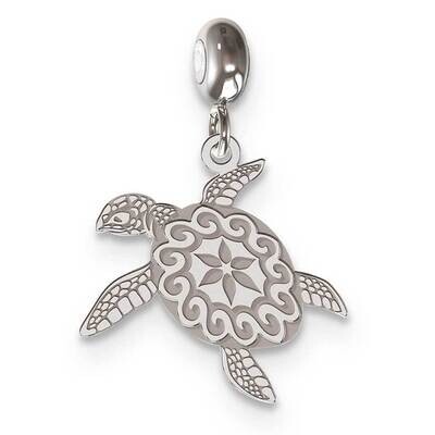 Memi Turtle Charm Sterling Silver Rhodium-plated ME180-SS, MPN: ME180-SS,