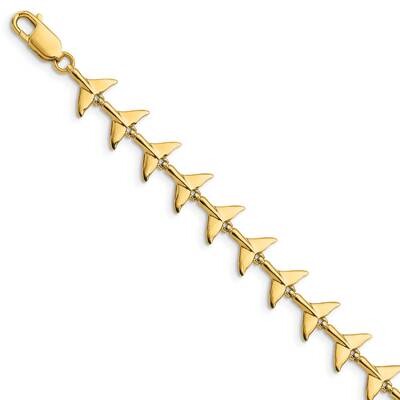 Whale Tail Bracelet 14k Gold FB1780-7, MPN: FB1780-7, 63721809345