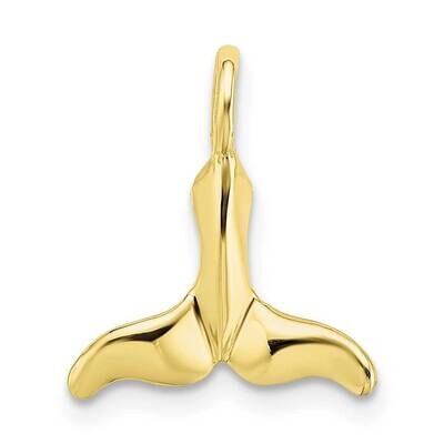 Mini Whale Tail Charm 10k Gold Polished 10K7952, MPN: 10K7952,