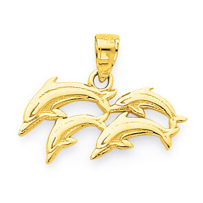 Dolphin Charm 10k Gold 10C1025, MPN: 10C1025, 886774018881
