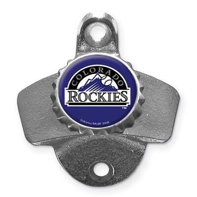 MLB  Colorado Rockies Wall Mounted Bottle Opener Siskiyou Buckle GC5441