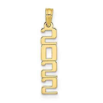 2022 Graduation Charm 10k Gold Polished 10K9940, MPN: 10K9940,