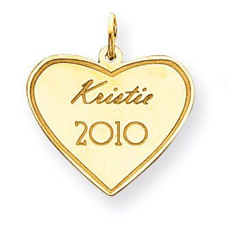 Personalized Graduation Charm 14k Gold XNA369Y, MPN: XNA369Y, 886774129747