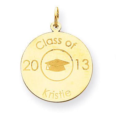 Personalized Graduation Charm 14k Gold XNA365Y, MPN: XNA365Y, 886774129709