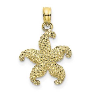 Puffed Starfish Charm 10k Gold 10K7832, MPN: 10K7832, 63721818736