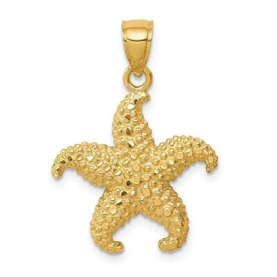 Starfish Pendant 14k Gold C4610, MPN: C4610, 883957781501