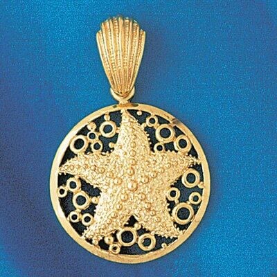 Dazzlers Jewelry Starfish Pendant Necklace Charm Bracelet in Yellow, White or Rose Gold 88, MPN: DZ…