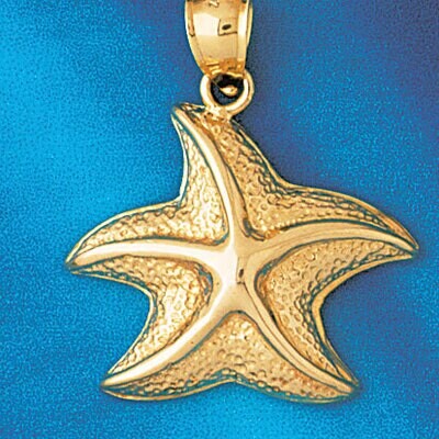 Dazzlers Jewelry Starfish Pendant Necklace Charm Bracelet in Yellow, White or Rose Gold 87, MPN: DZ…
