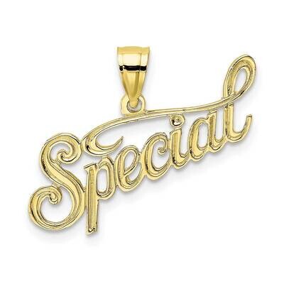 Textured Special Pendant 10k Gold Polished 10D3886, MPN: 10D3886,