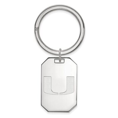 University of Miami Key Chain Sterling Silver SS026UMF, MPN: SS026UMF, 886774726458