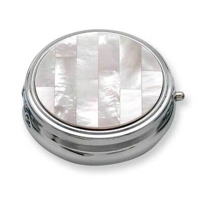 White Mother Of Pearl Pill Box GM2937, MPN: GM2937,