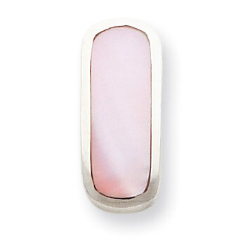 Pink Mother of Pearl Slide Sterling Silver QP504