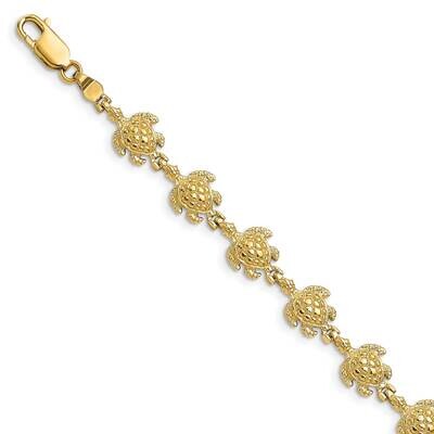 Turtle Bracelet 14k Gold FB1738-7, MPN: FB1738-7, 63721804494