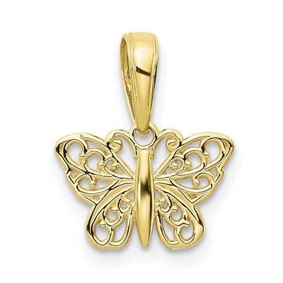 Filigree Butterfly Charm 10k Gold 10K4839, MPN: 10K4839,