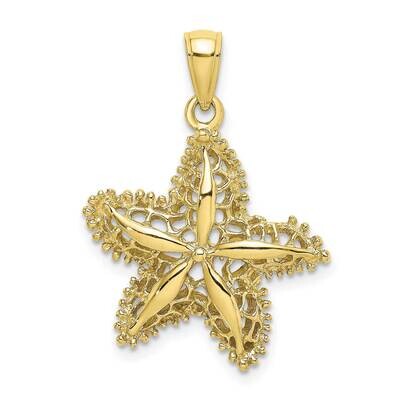 Starfish Filigree Charm 10k Gold 10K7827, MPN: 10K7827,