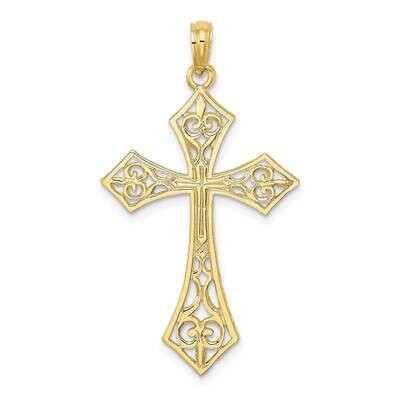 Filigree Cross Charm 10k Gold 10K8491, MPN: 10K8491,