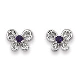 Amethyst February Earrings Sterling Silver QBE24FEB, MPN: QBE24FEB, 883957353555