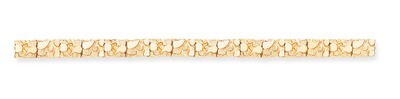 7.00mm Nugget Bracelet 7 Inch 14k Gold NB7-7, MPN: NB7-7, 883957353494