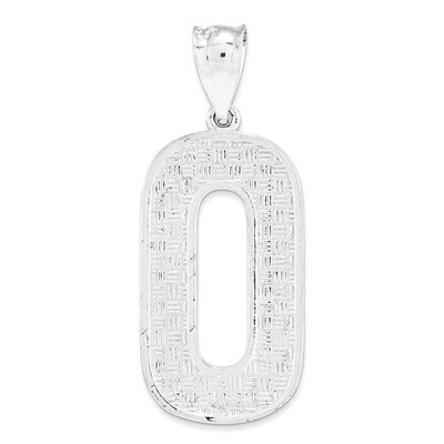 Initial O Charm Sterling Silver QC2766O, MPN: QC2766O, 883957906850