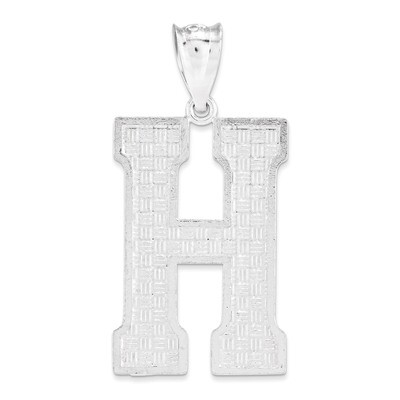 Initial H Charm Sterling Silver QC2766H, MPN: QC2766H, 883957906782