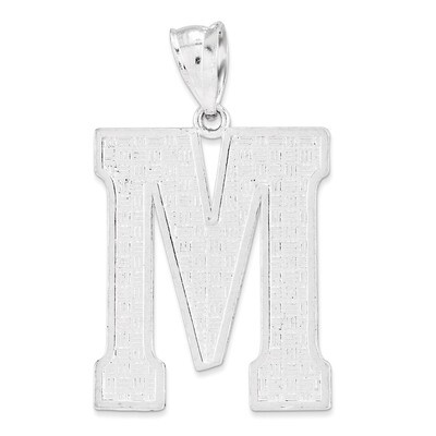 Initial M Charm Sterling Silver QC2766M, MPN: QC2766M, 883957906836