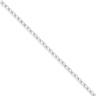 7 Inch 2.8mm Open Link Chain Sterling Silver QLL080-7, MPN: QLL080-7, 883957084336