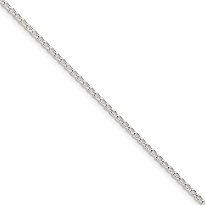 7 Inch 2.0mm Open Link Chain Sterling Silver QLL060-7, MPN: QLL060-7, 886774422091