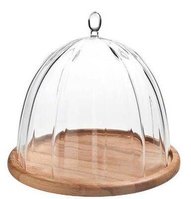 Casa Alegre Cheese &amp; Cake Cheese Plate with wood base ACA45/003164500001, MPN: ACA45/003164500001,