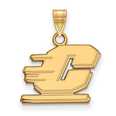 Central Michigan University Small Pendant 14k Yellow Gold 4Y002CMU, MPN: 4Y002CMU, 886774858142