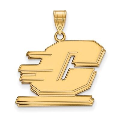 Central Michigan University Large Pendant Gold-plated Silver GP004CMU, MPN: GP004CMU, 886774897899