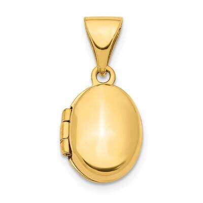 12mm Oval Locket Pendant 14k Gold XL774, MPN: XL774, 886774024899