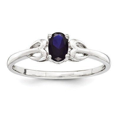 Sapphire September Ring Sterling Silver QBR20SEP, MPN: QBR20SEP, 883957431758