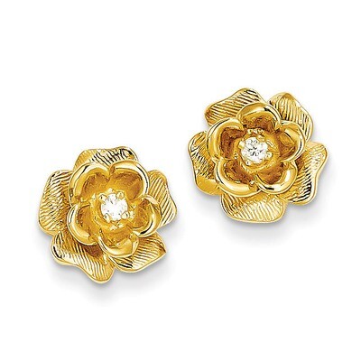 Diamond Post Earrings 14k Gold XE15AA, MPN: XE15AA, 883957091754