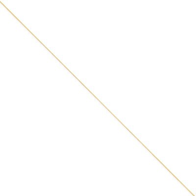 0.65mm Spiga Pendant Chain 18 Inch 14k Gold Diamond-cut PEN156-18, MPN: PEN156-18, 883957156187