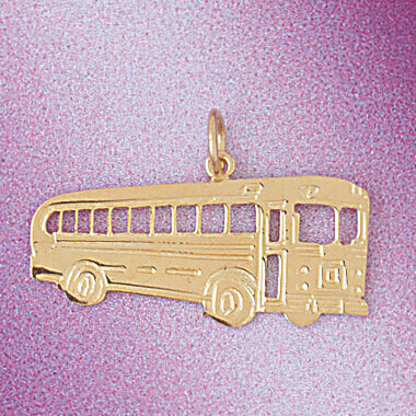 Dazzlers Jewelry Bus Pendant Necklace Charm Bracelet in Yellow, White or Rose Gold 4355, MPN: DZ-43…