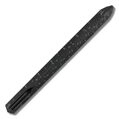 Acme Scale Black Retractable Ballpoint Pen P2SB01BKRB, MPN: P2SB01BKRB