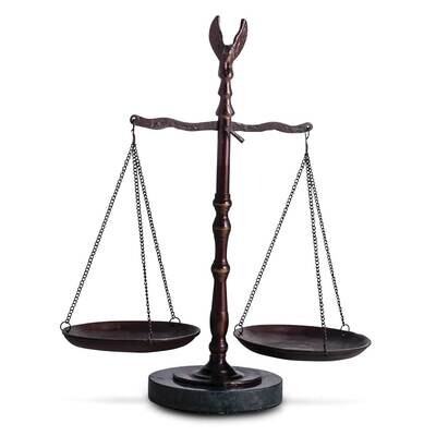Bronze Finished Scale with Eagle Finial on Green Marble Base GM21526, MPN: GM21526, 797140421801