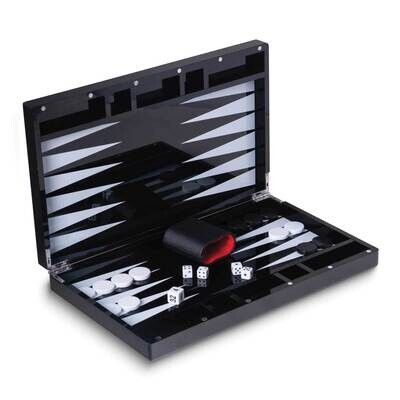 Black Acrylic 14 Backgammon Set GM24164, MPN: GM24164, 797140405689